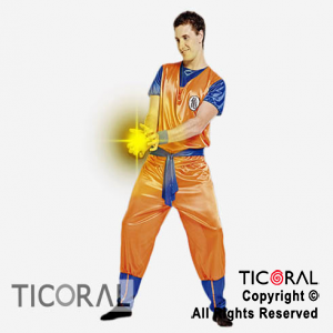 DISFRAZ DRAGON BALL GOKU ADULTO CAND TALLE 1 x 1